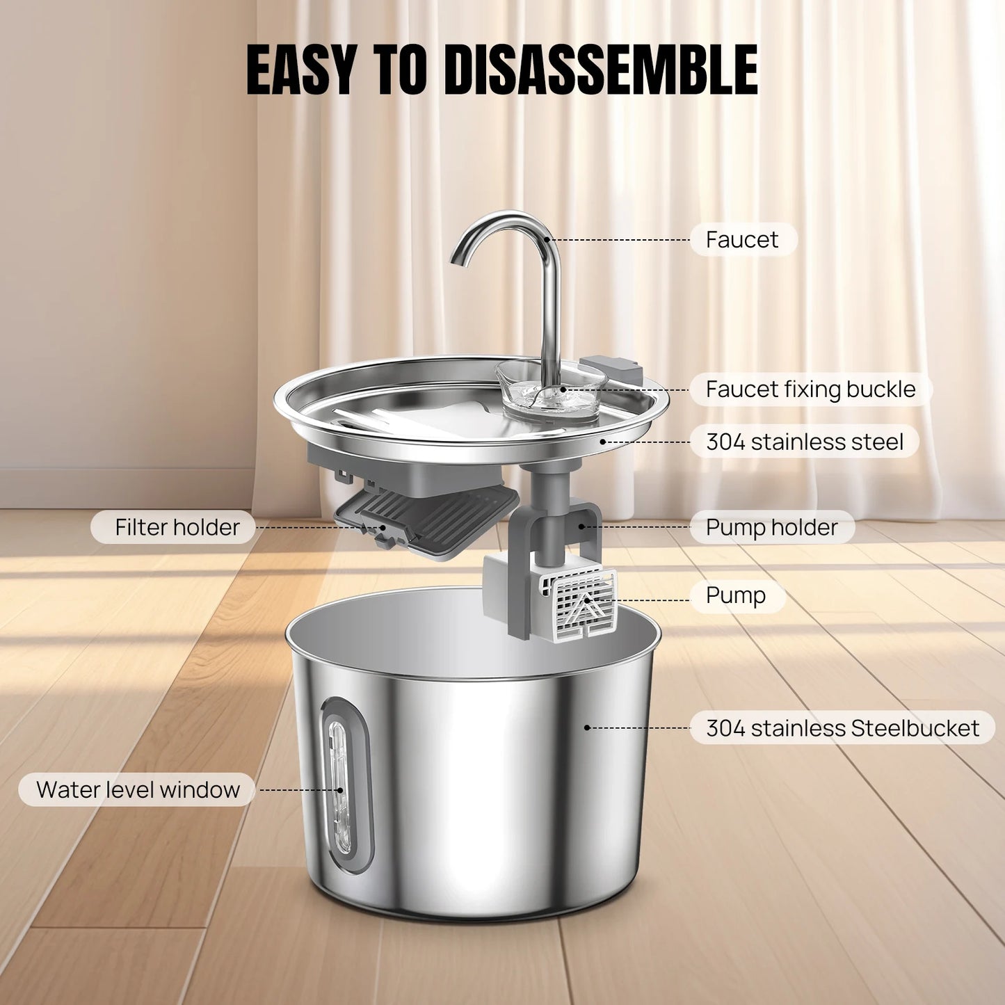 The KittyFlow™ - 2.2L Fountain