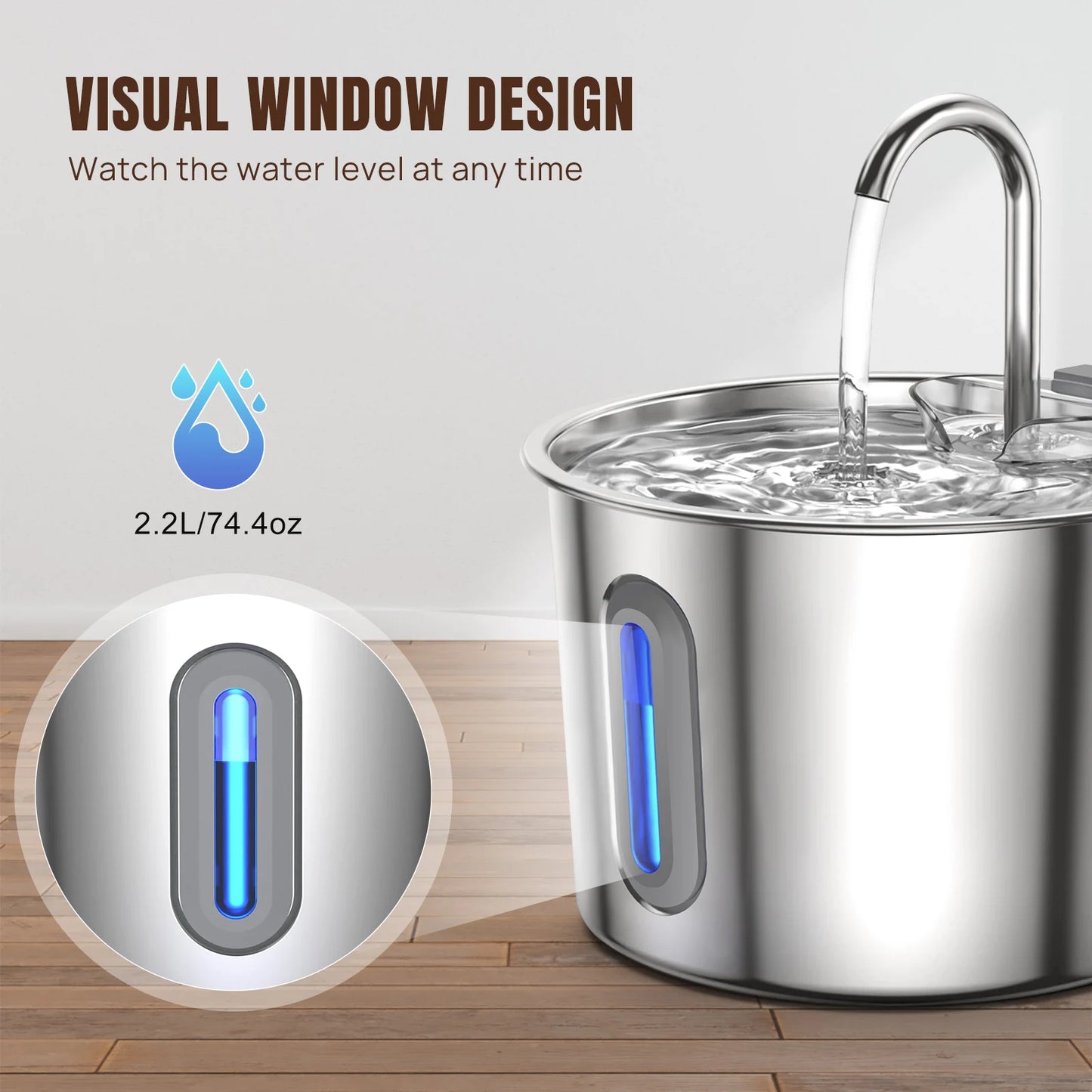 The KittyFlow™ - 2.2L Fountain